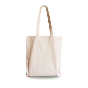 16 x 20 x 2 cm EFCO Carrier bag cotton short handles 38 x 42 cm white 