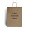 Brown Branded Paper Bags with Twisted Handles