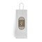 White Branded Twisted Handle One Bottle Bags