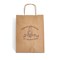 Brown Branded Paper Carrier Bags - Full Colour