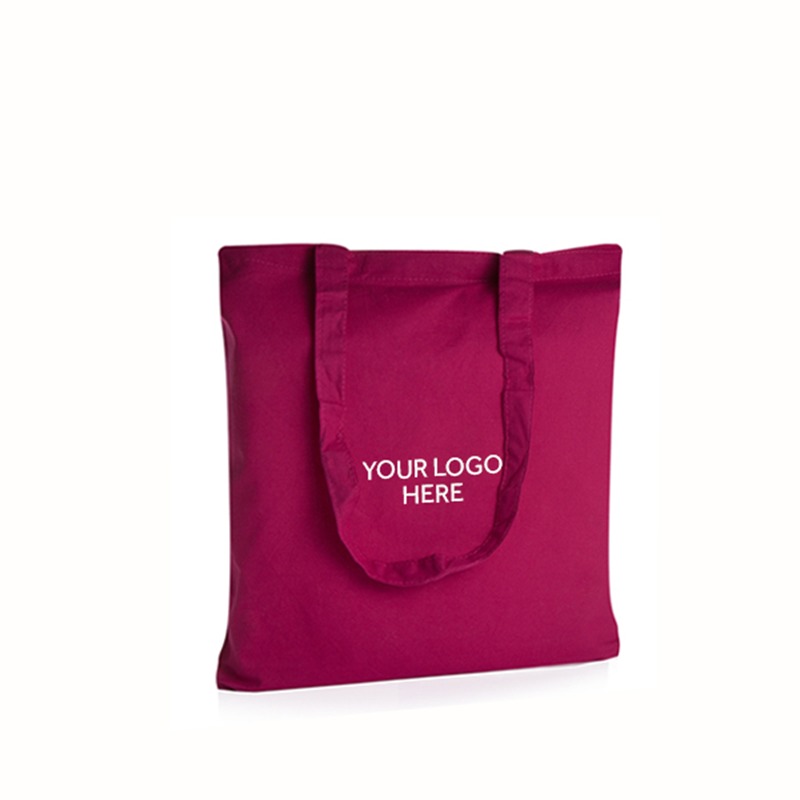 Personalised Shocking Pink Cotton Shopping Bags