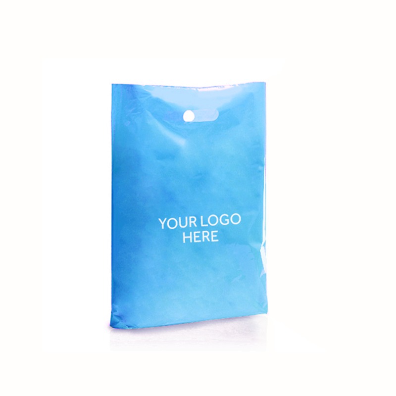Sky Blue Printed Varigauge Plastic Carrier Bags